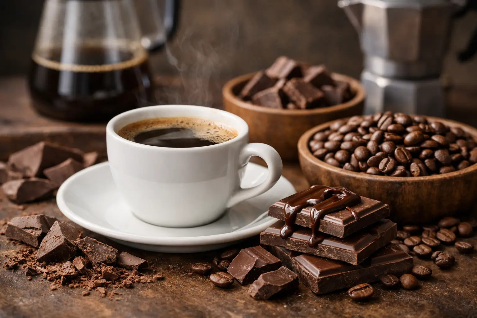Spezialitätenkaffee mit schokoladigem Geschmacksprofil