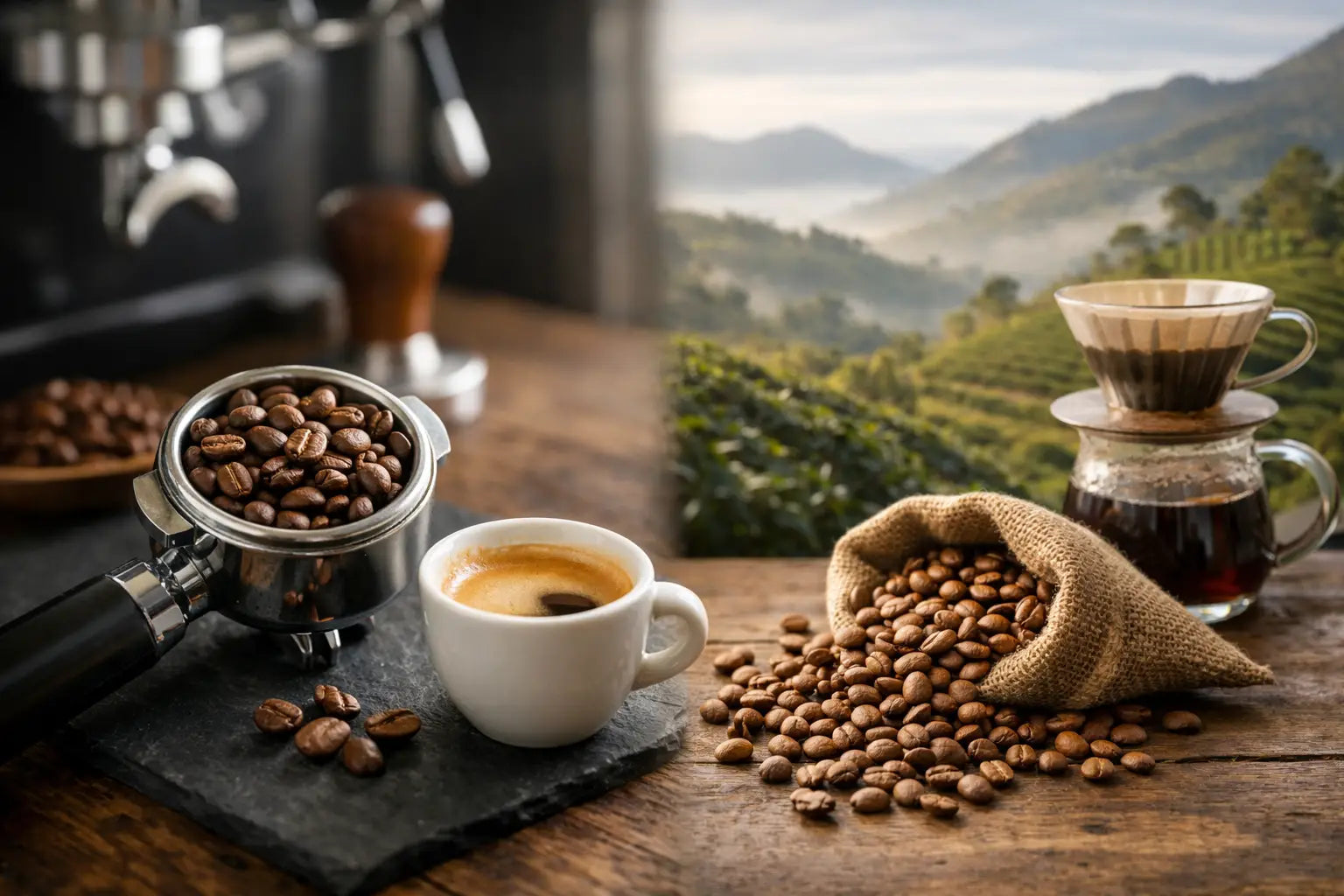 Espresso Blend vs Single Origin erklärt