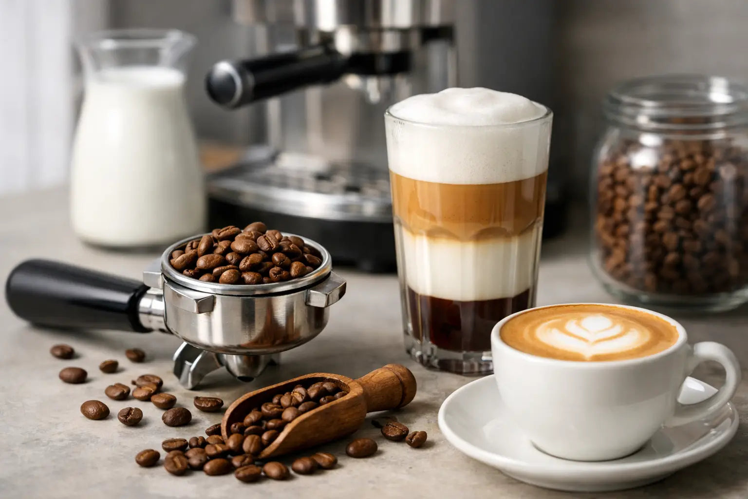 Beste Espresso Bohnen für Milchgetränke