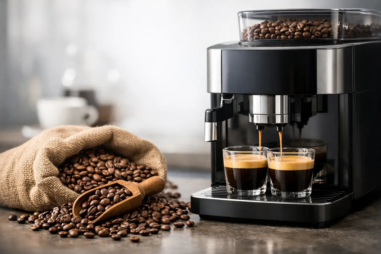 Kaffee für Vollautomaten - ganze Bohnen wählen