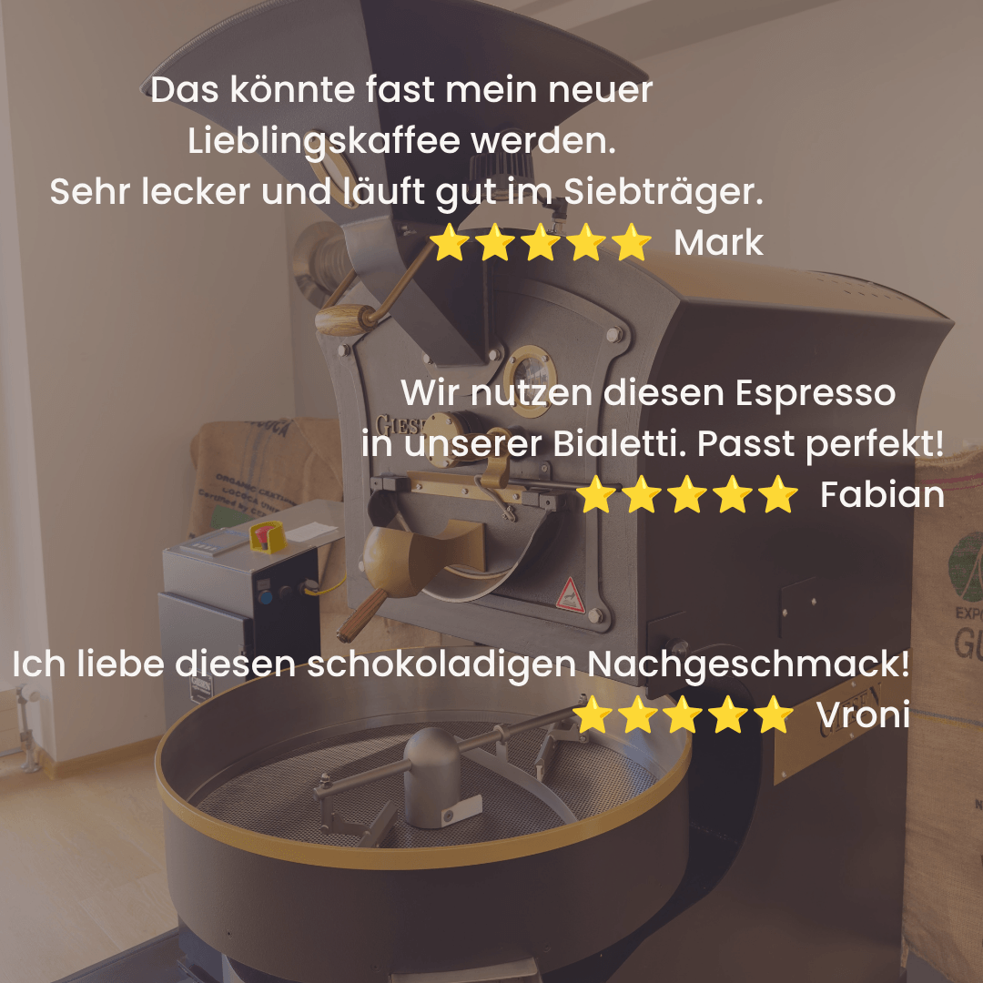 Kraftgold Espresso – Dein schokoladiges Siebträger Upgrade