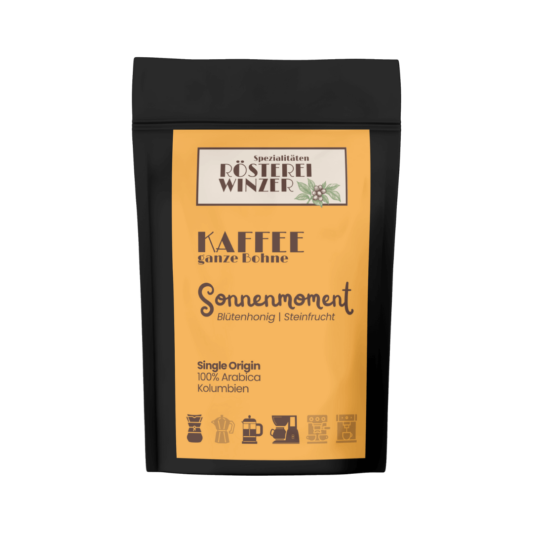 Kolumbien, ganze Bohne, Blütenhonig, Steinfrucht, außergewöhnlich