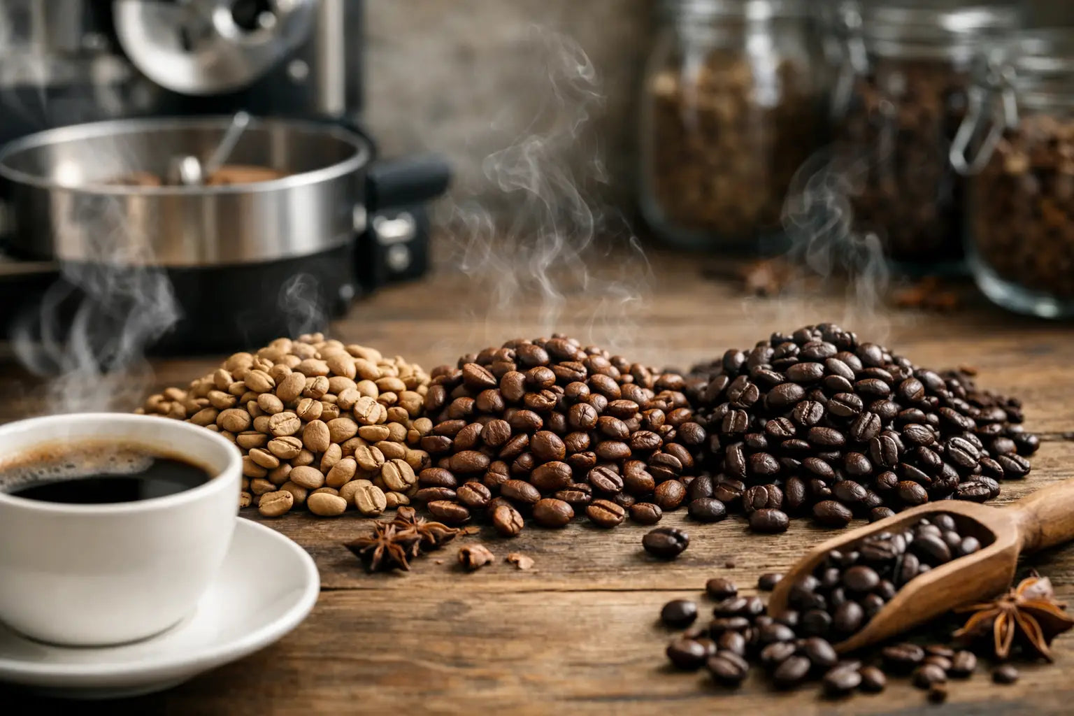 Kaffee Aroma nach Röstgrad richtig verstehen