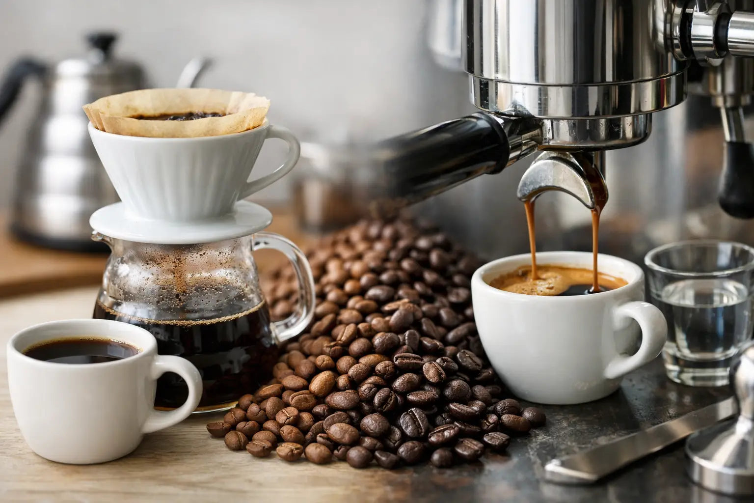 Filterkaffee oder Espresso Bohnen?
