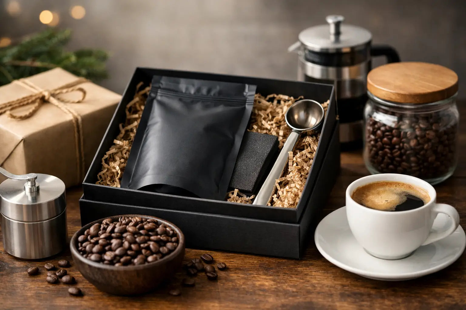 Kaffeegeschenk mit hochwertigen Bohnen wählen