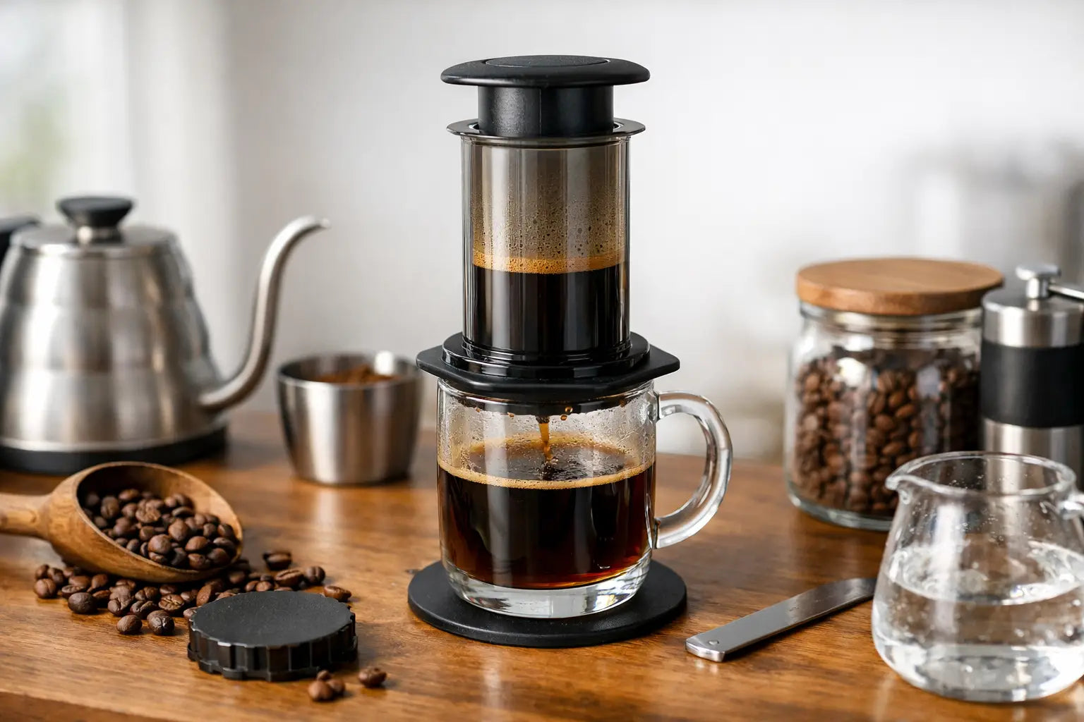 Kaffee für Aeropress: Rezept und Anleitung
