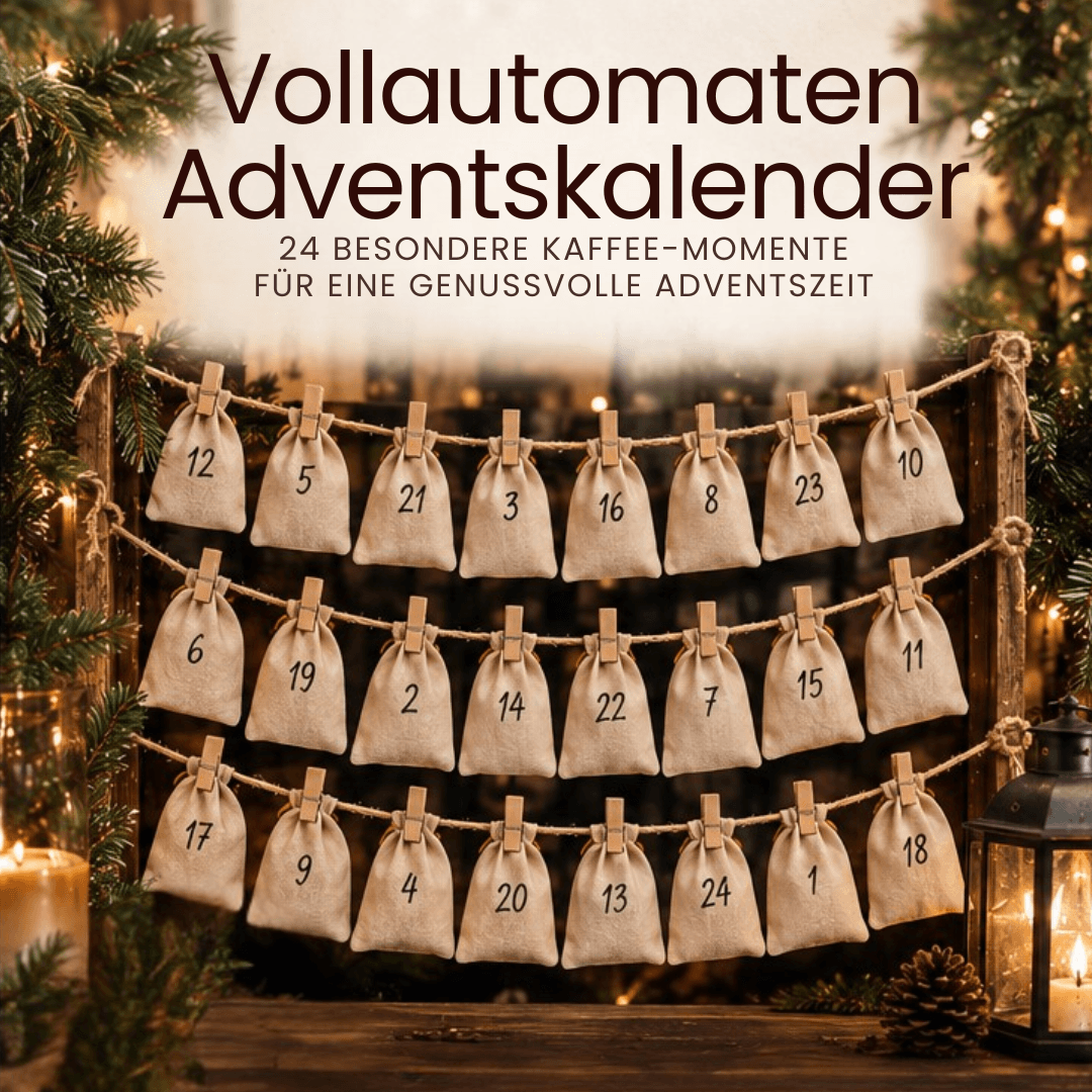 DER Kaffee-Adventskalender für Vollautomaten 2026 – 24 Genussmomente