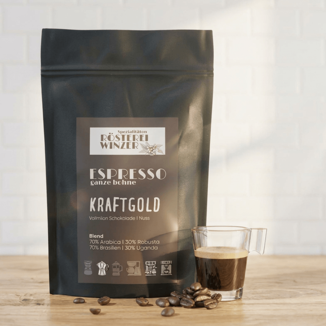 Photo of Kraftgold Espresso Bohnen Schokoladig Kaufen