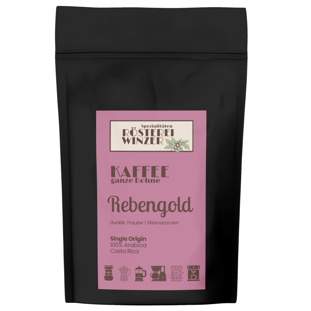 Spezialitäten Rösterei Winzer, Rebengold, 100% Arabica Costa Rica