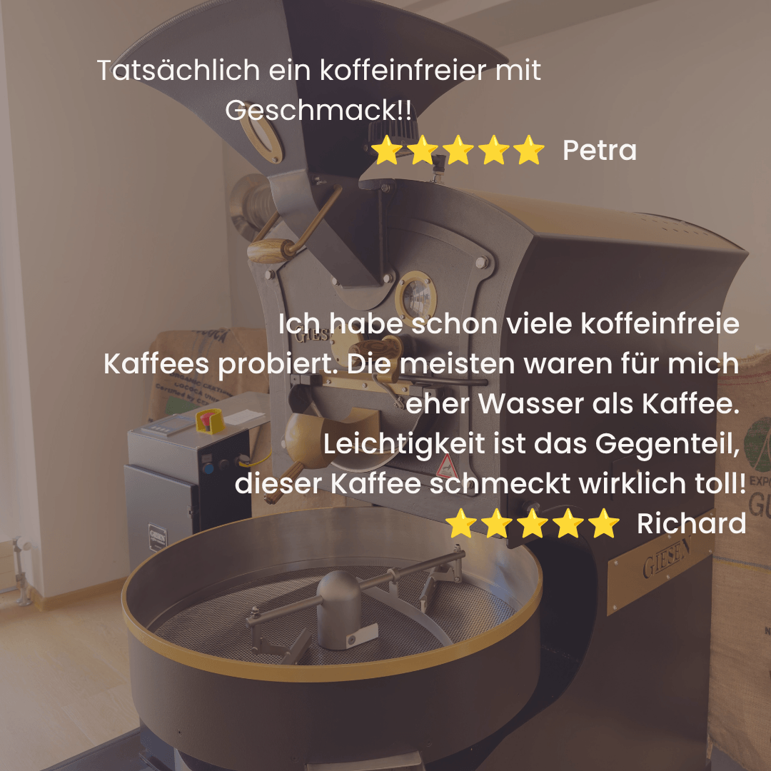 Leichtigkeit - Voller Kaffee-Genuss, ganz ohne Koffein