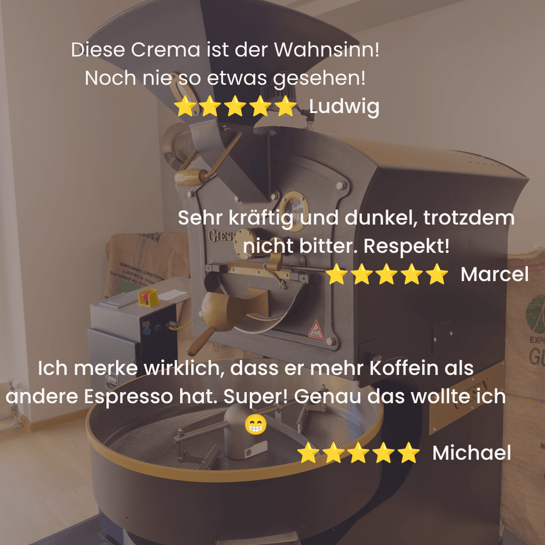 Wachmacher Espresso - Energie aus 100% Robusta